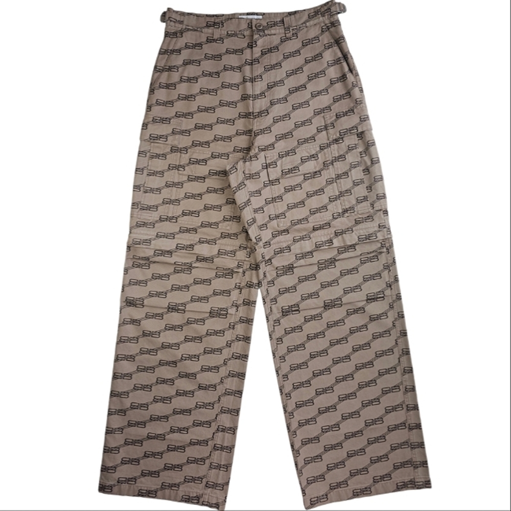 BALENCIAGA BB MONOGRAM PANTS